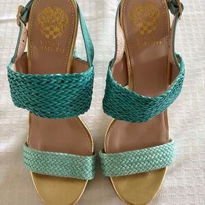 Vince Camuto platform slingbacks